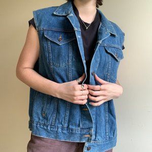 vintage denim vest